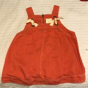 Orange Anthropologie top